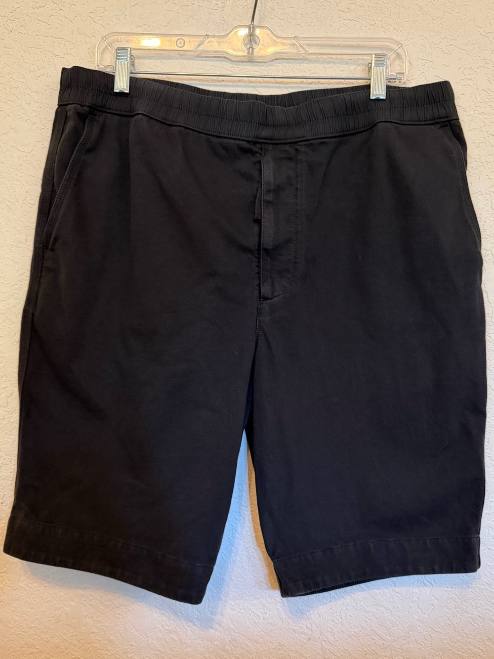 James Perse Black Flat Front Men's Shorts